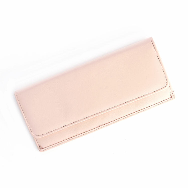 Top Grain Cowhide RFID Blocking Long Clutch Wallet