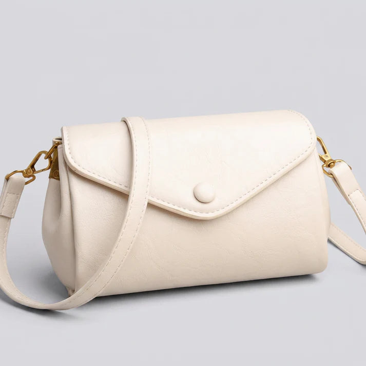 Envelope Snap PU Leather Mini Crossbody Bag